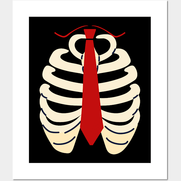 Human Skeleton Costume Wall Art by Introvert Home 